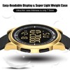 GOLDEN HOUR Ultra-Thin Minimalist Sports Waterproof Digital Watches Men with