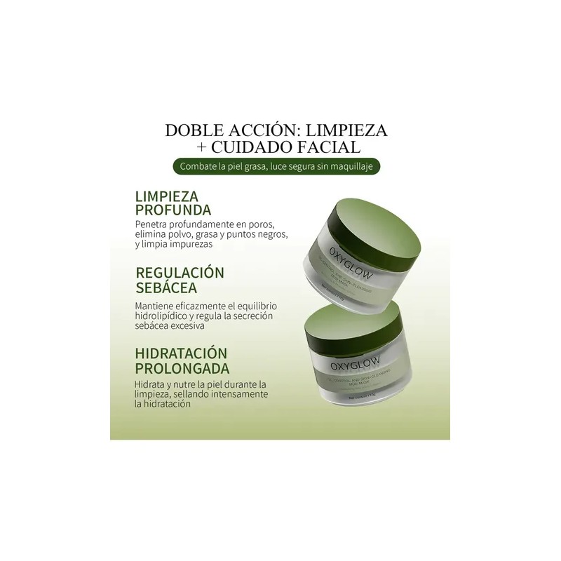 Mascarilla De Arcilla De Té Verde - Limpieza Profunda, Elimina