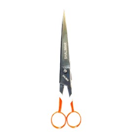 Shalimar Brand Barber Scissors, Pure Reti Scissors Professional Salon Barber Hair Cutting Hairdressing Tool Scissors Nose Hair Cutting Men Women Beard Trimming 7 Inches Made up of Pure Reti (Tricolor) Handcrafted in India
