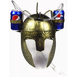 Argento SC Casco Porta Latas Cervecero Y Refresco Estilo Espartano No.2