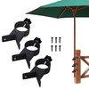 VANROUG Deck Patio Umbrella Holder,Patio Umbrella Holder Corner Mount Bracket