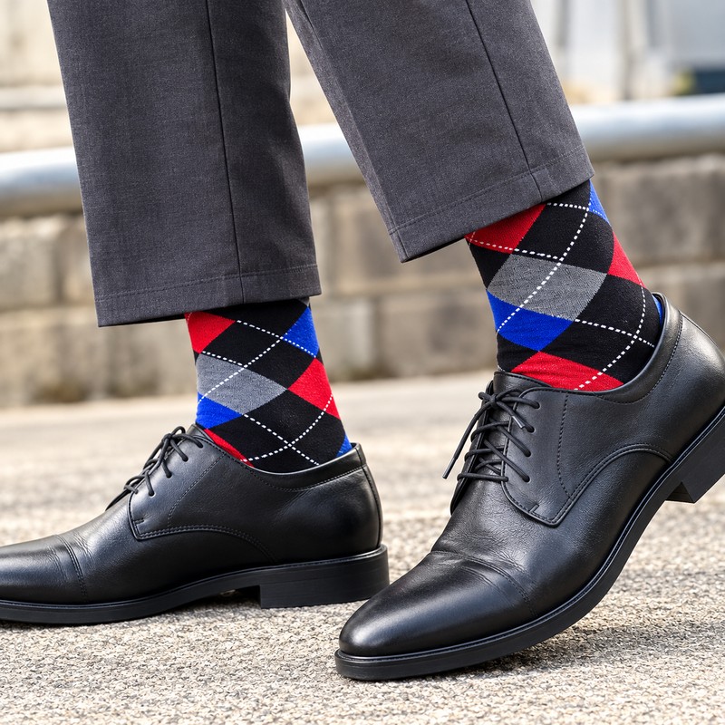 Men’s Dress Socks for Business & Daily Wear – 5-Pair