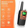 2 PACK Long Range 100 mile Walkie Talkie Two Way