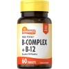 Sundance Vitamins B-Complex + B-12-60 Tablets, Pack of 3