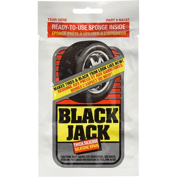 Blue Magic NA127-24PK Black Jack Tire Shine Towelette, (Pack of 24)