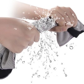 1+1 Big Size Large Ice Cool Towel/Hiking Towel/Case, Sky Blue+Sky Blue / 1+1 빅 사이즈 대형 아이스 쿨타올/등산 수건/케이스, 스카이블루+스카이블루