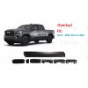 GMC Overlay 2PCS Matte black Rear Sierra Elevation Emblem 2019-2023