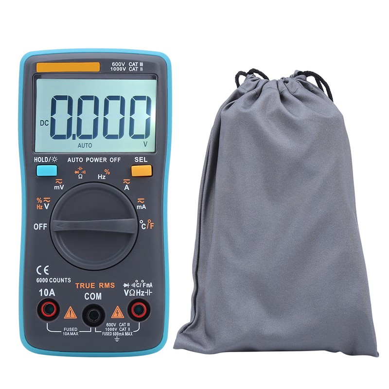 ZT102 Digital Multimeter AC DC Voltmeter Diode Current Capacitance Tester
