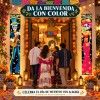 Decoración de Día de Muertos para Puerta, de 2 Banners