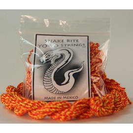 Snake Bite Yo-Yo Strings - 100% Polyester multi-color Strings- Scarlet Snake by Snakebite