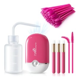 50 Cepillos Para Champú De Pestañas+abanico Para Pestañas