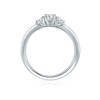 Trilani Women's Engagement Ring 925 Sterling Silver with Brilliant Cut