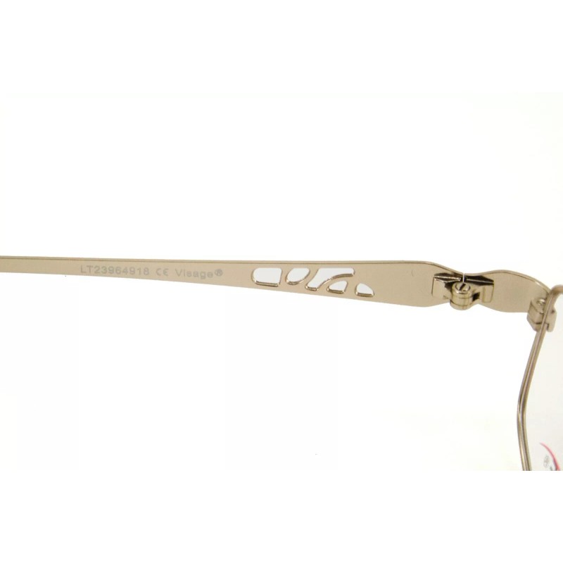 Visage NEW Visage E212 Gold Womans Prescription Eyeglass Frames MSRP