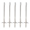 5PCS Stainless Steel Bow Fishing Arrowheads Slingshot Catapult Dart Tips