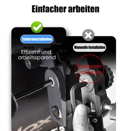 ANBOO 9-Piece 50 mm Allen Bit Set, 1/4 Inch S2 Hex Screwdriver Long Bits Set, Magnetic Hexagon Hexagon Socket Screwdriver, for Cordless Screwdrivers (H1.5/2/2.5/3/4/5/6/8/10)