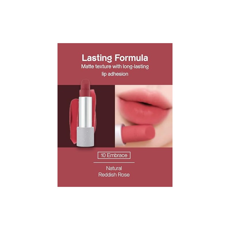 Freshian Lápiz Labial Vegano Sensual Blur (10 Embrace, 0,12 Oz)