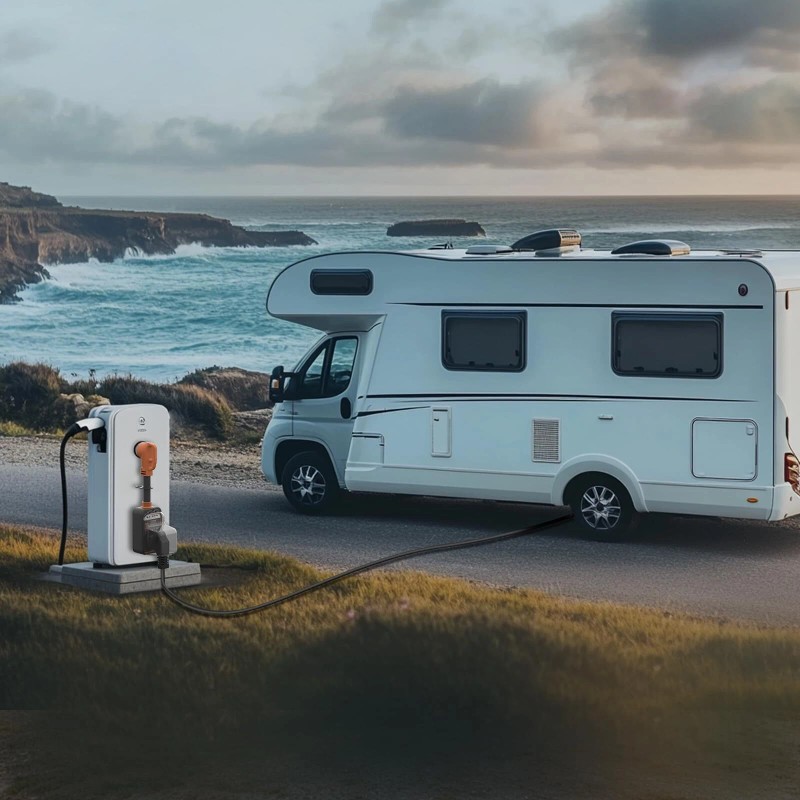 BSEED 50 Amp RV Surge Protector 16000J with Waterproof Cover