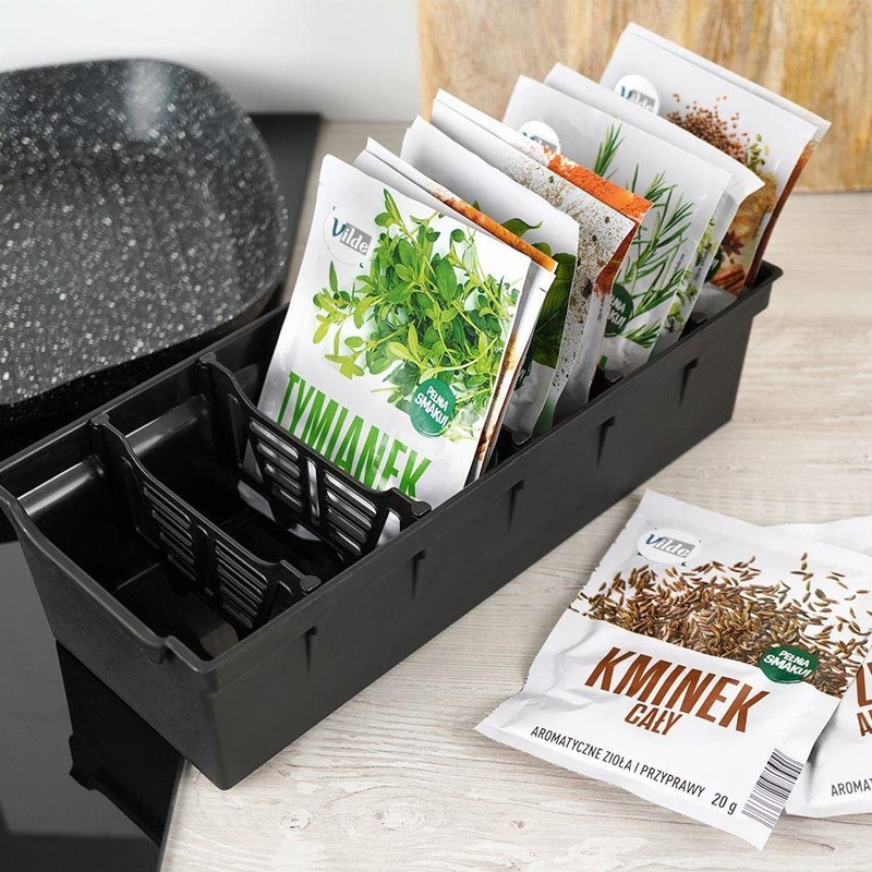 Vilde Kitchen Organiser Spice Container Storage Box for Spice Bags