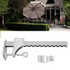 Parasol Holder for Square Balcony Railing Patio Outdoor Parasol Bracket