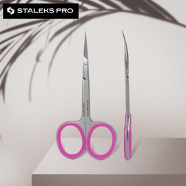 Cuticle Nail Scissors STALEKS PRO Smart 40 Type 3 Professional Cuticle Scissors European Stalex, 1 pc / 큐티클 네일 가위 STALEKS PRO Smart 40 Type 3 Professional Cuticle Scissors 유럽 스탈렉스, 1개