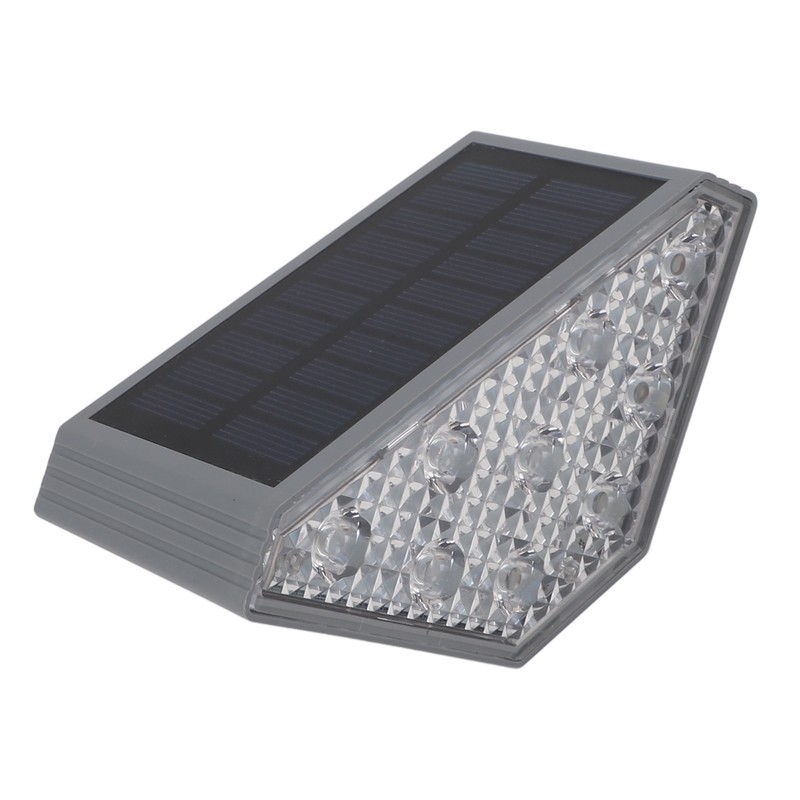 Solar Step Lamp Warm Light Button Light Sensor Control IP67