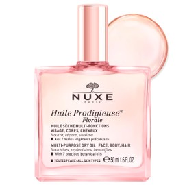 Nuxe Huile Prodigieuse Floral Multi-Purpose Dry Oil, Skincare for Face, Body & Hair, Botanical Oils for Radiant Glow and Hydration, 1.6 Fl Oz