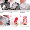 10Pcs/Set Nail Stamping Plates with Silicone Clear Stamper Scraper Flowers