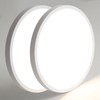 Mikeru 2pack White Ceiling Light, 30cm Contemporary Ceiling Lights 4000k