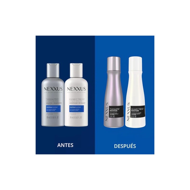 Nexxus Therappe Champú y Acondicionador Humectante, Tamaño Viaje La Máxima