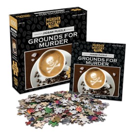 BePuzzled, Unravel the Mystery, Grounds for Murder, Classic Mystery Jigsaw Puzzle, 1000 Pieces