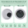 Cable Hole Cover 4-Pack, 2-3/8 Inch ABS Desk Grommet for