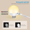 AMIR Upgraded Rechargeable Light Bulbs with Remote, E26/E27 Dimmer LED