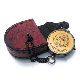 Eagle Compass Engraved Vintage Ship Functional Gift Compass Baptism