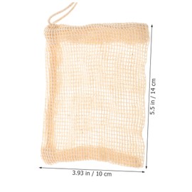 Outanaya 6 Pack Soap Saver Bag Foam Soap Holder Rope Drying Pouch Easy Closure Design for Home