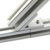 PZRT 2pcs 45 Degree Angle 2020 Aluminum Corner Brackets Profile