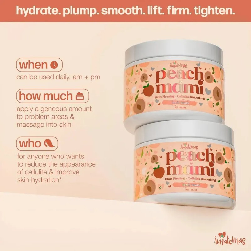 Crema Corporal Reafirmante Aroma Durazno Hidratante