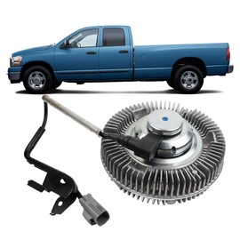 Dasbecan Engine Radiator Cooling Fan Clutch 3282 Compatible With Cummins diesel 5.9L 6.7L L6 Dodge Ram 2500 3500 4000 4500 5500 Replaces# 55056990AC 55056990AA 55056990AB