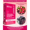 EZStrip Boost Camu Camu and Elderberry Extract Strips.