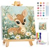 Aestalrcus Paint by Numbers Kit for Kids with Frame, Deer
