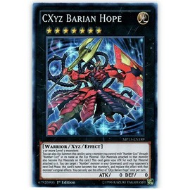 Yu-Gi-Oh! - CXyz Barian Hope (MP15-EN189) - Mega Pack 2015 - 1st Edition - Super Rare