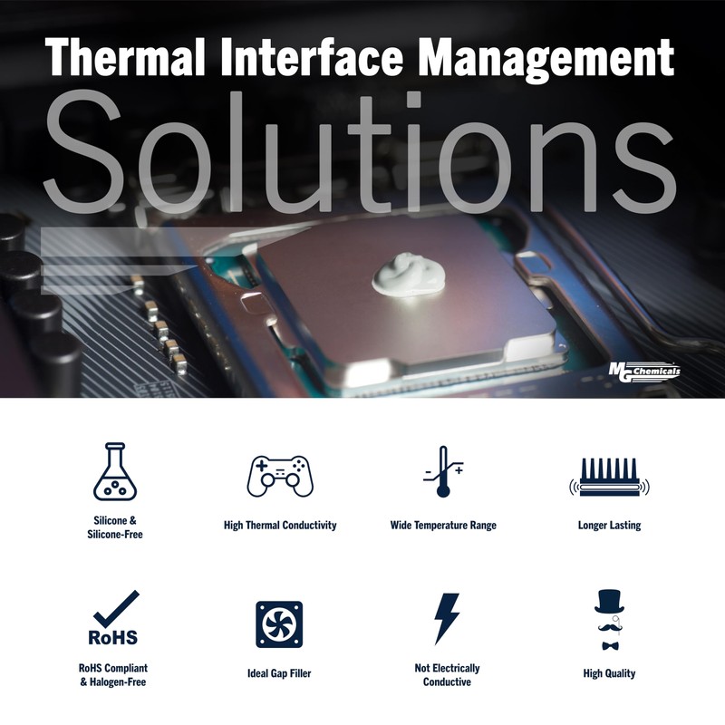 MG Chemicals - 860-60G Silicone Heat Transfer Compound, 60g Jar