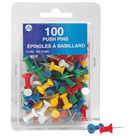 Westcott Push pins - Assorted Colours