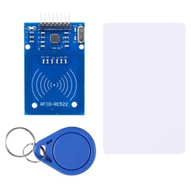 DORHEA 5Pcs RFID RC522 RF IC Card Sensor Module Kit with Reader, S50 Blank Card, Key Fob and Key Fob RFID Sensor