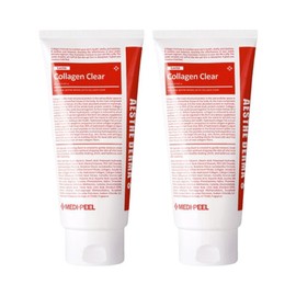 MediPeel Red Lacto Collagen Clear Foam Cleanser 2.0 300ml x2 / 메디필 레드 락토 콜라겐 클리어 폼 클렌저 2.0 300ml x2