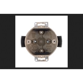 Allied Moulded FiberglasBox 2-1/4 in. Round Fiberglass 1 gang Outlet Box Beige/Tan