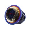 Skyplanet 76mm 3" Universal Intake Air Filter High Mesh Cone(Blue)