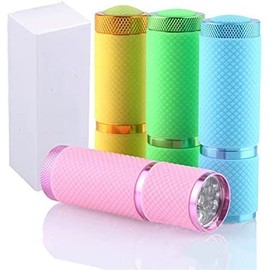 Mini UV Led Nail Lamp for Gel Nails 9 LED Flashlight Portability Nail Dryer Machine Nail Art Tools Blue