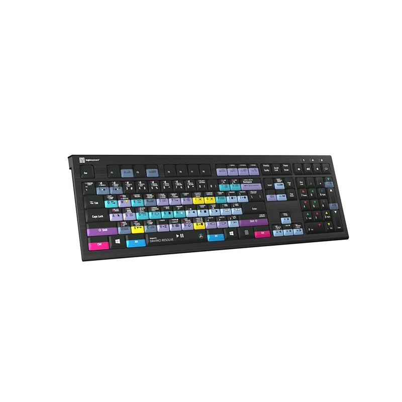 Logickeyboard Backlit 'Astra2' Designed for Editing in Blackmagic's Davinci Resolve