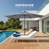 HOMSHADE 9ft Outdoor Patio Umbrella - Market Table Pool Deck