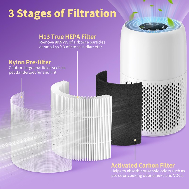XBWW 2 Packs AP100-A Air Filter Compatible with AromaRoom AP100-A